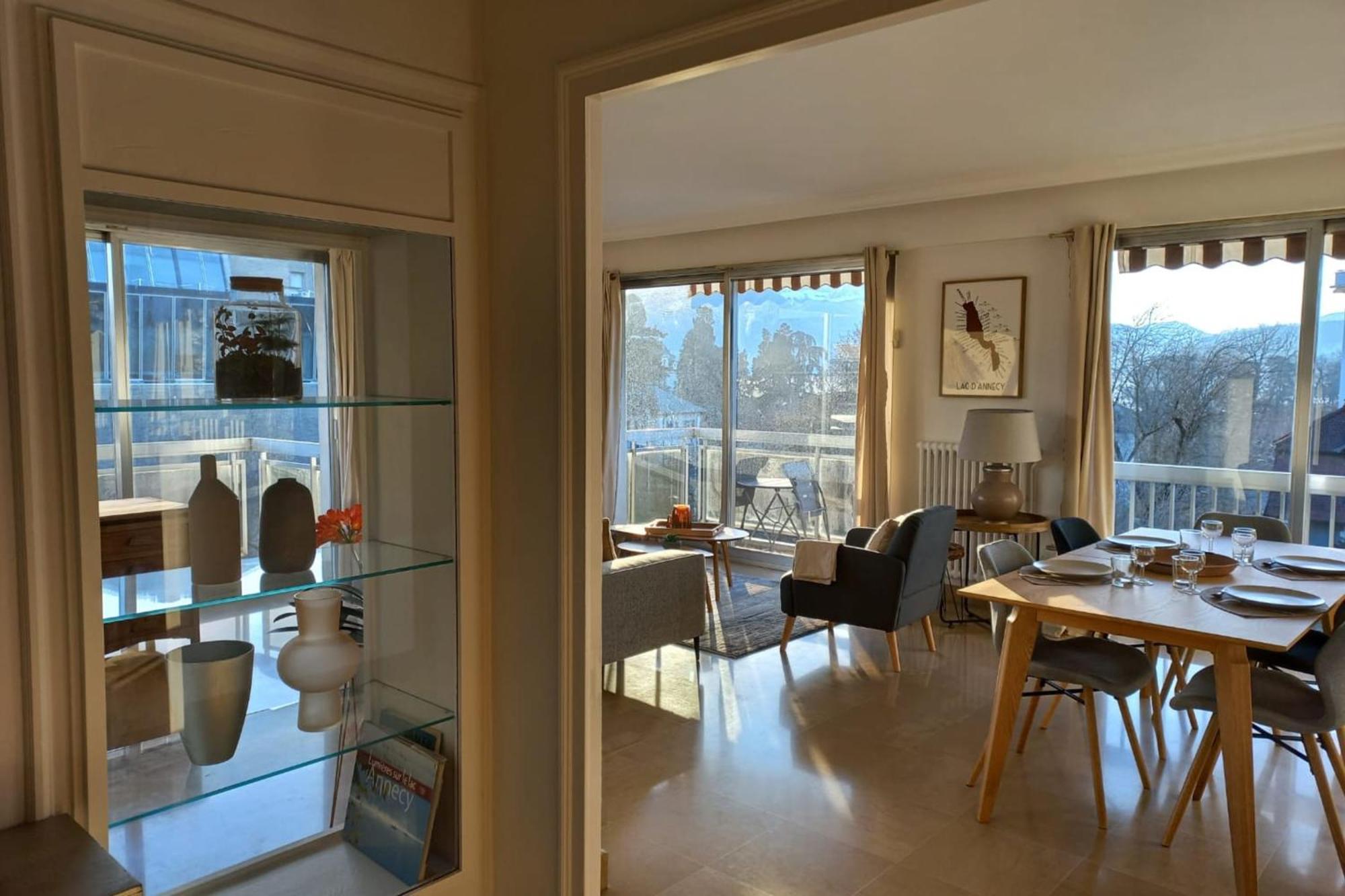 Tournette-Comfortable And Quiet Luxury Apartment Annecy Dış mekan fotoğraf